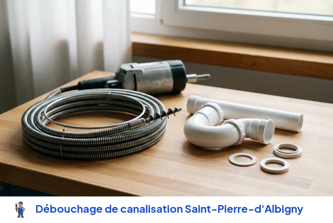 Débouchage de canalisation à Saint-Pierre-d'Albigny