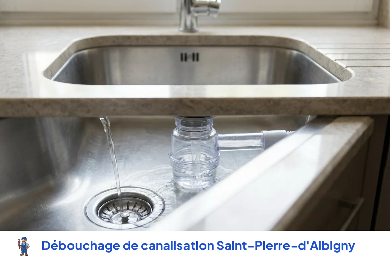 Débouchage de canalisation à Saint-Pierre-d'Albigny