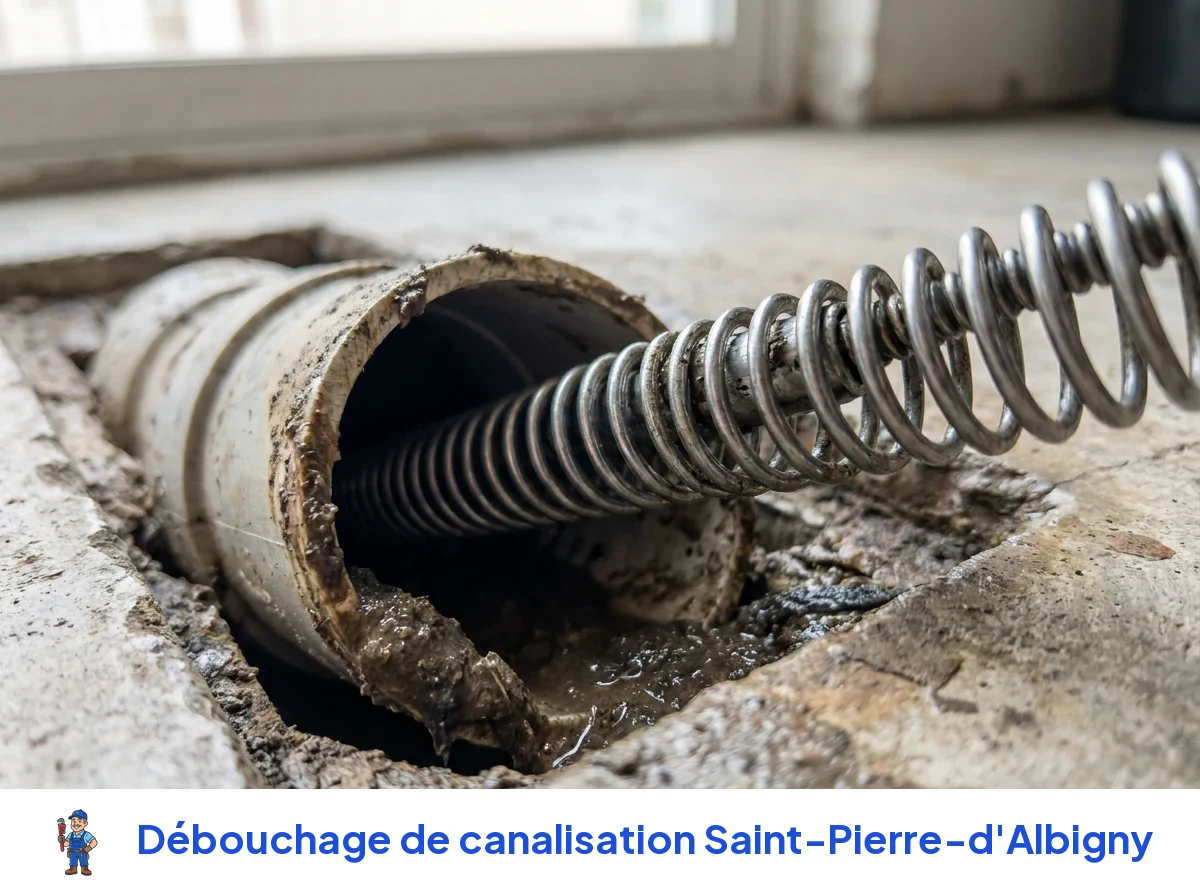 Débouchage de canalisation à Saint-Pierre-d'Albigny