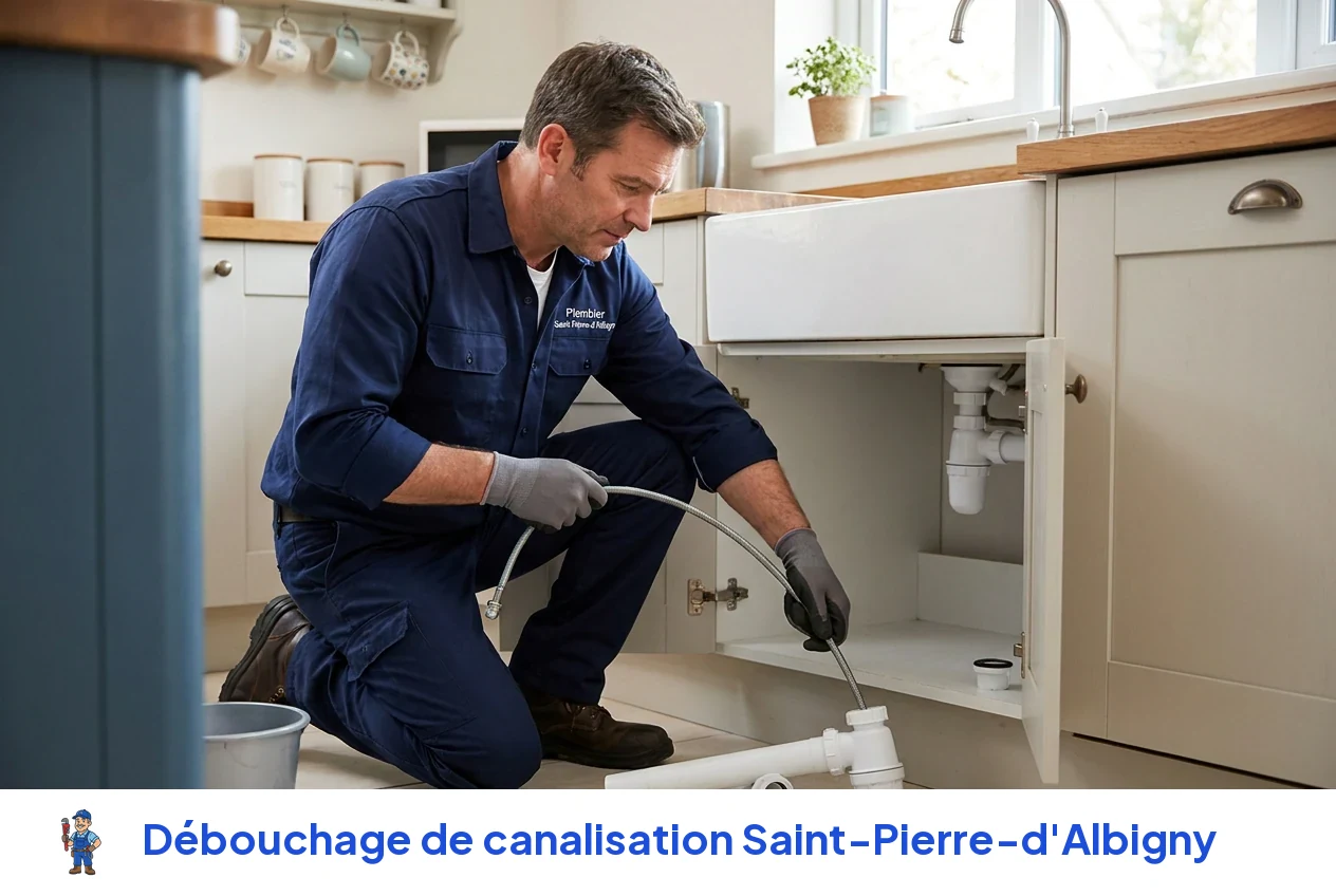 Débouchage de canalisation à Saint-Pierre-d'Albigny