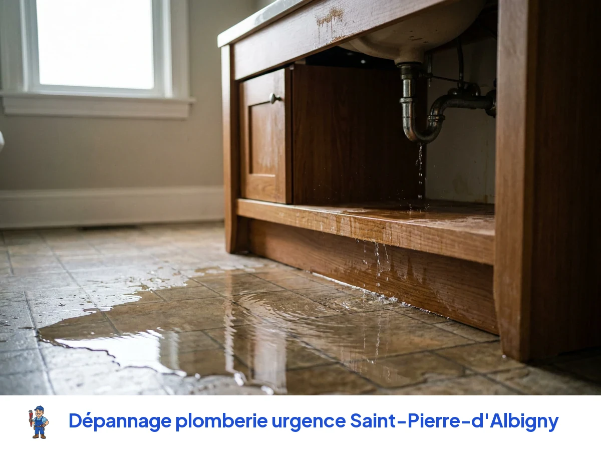 Dépannage plomberie urgence à Saint-Pierre-d'Albigny