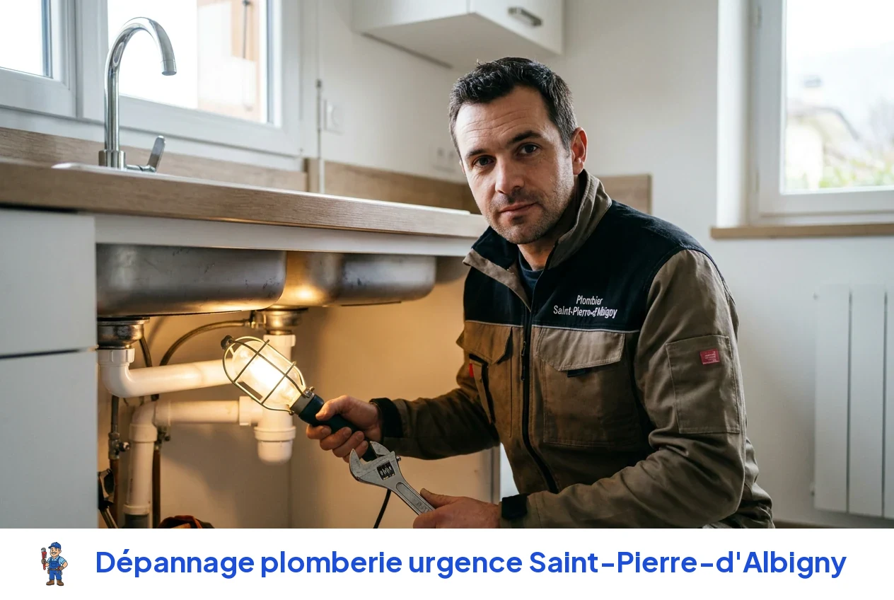 Dépannage plomberie urgence à Saint-Pierre-d'Albigny