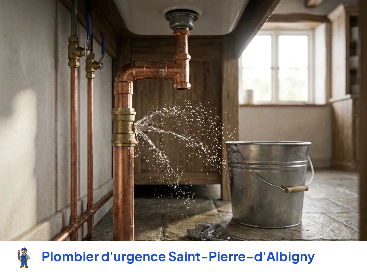 Plombier d'urgence à Saint-Pierre-d'Albigny