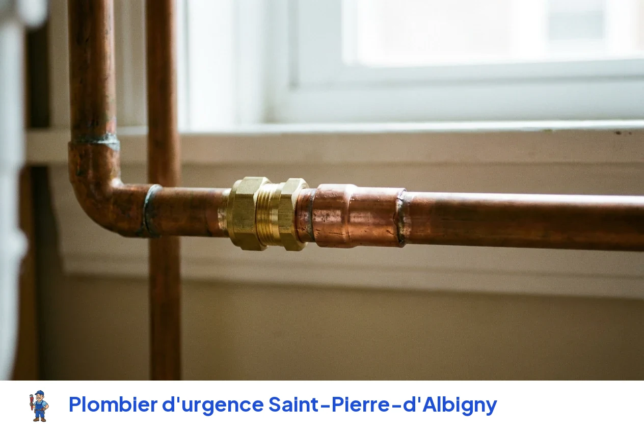 Plombier d'urgence à Saint-Pierre-d'Albigny