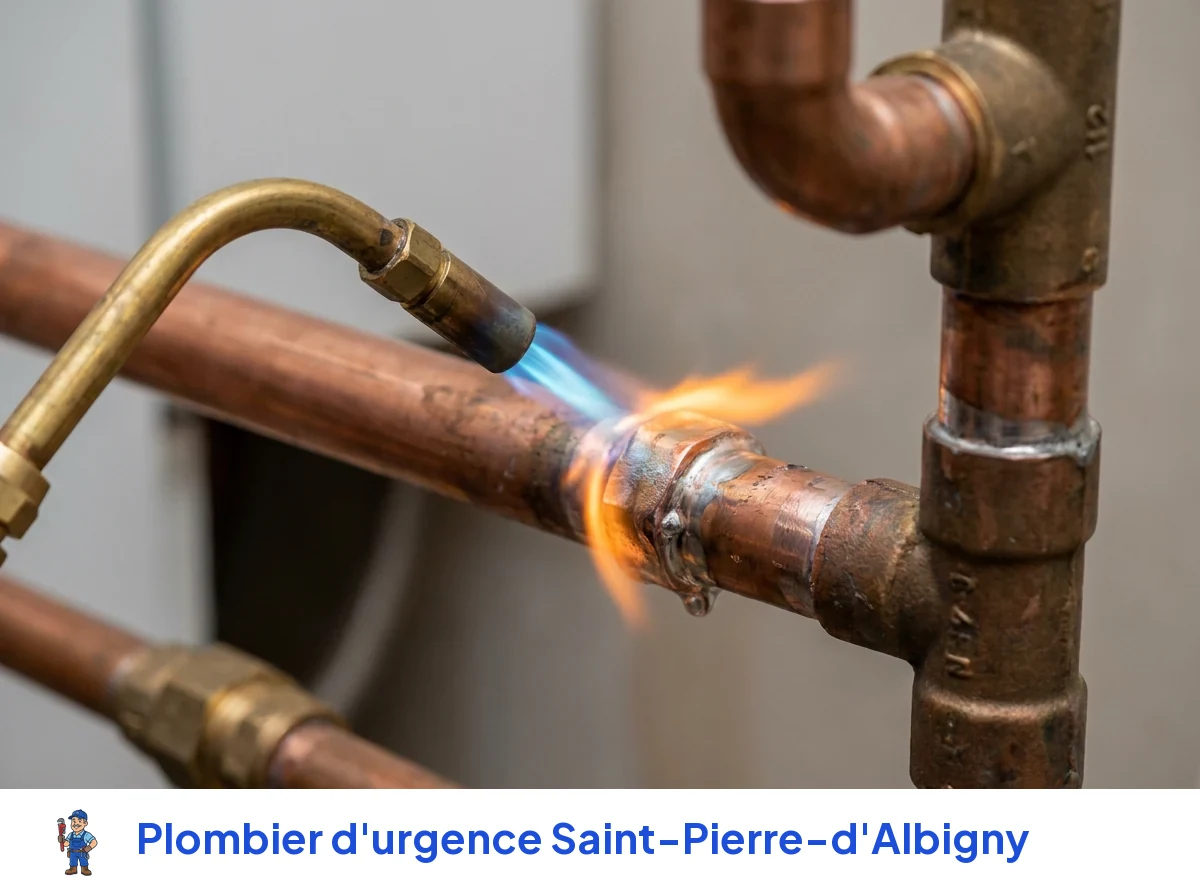 Plombier d'urgence à Saint-Pierre-d'Albigny