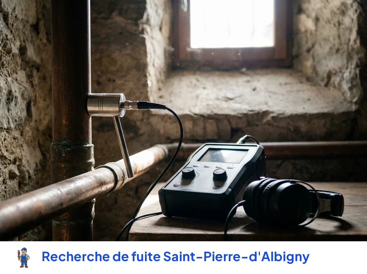 Recherche de fuite à Saint-Pierre-d'Albigny