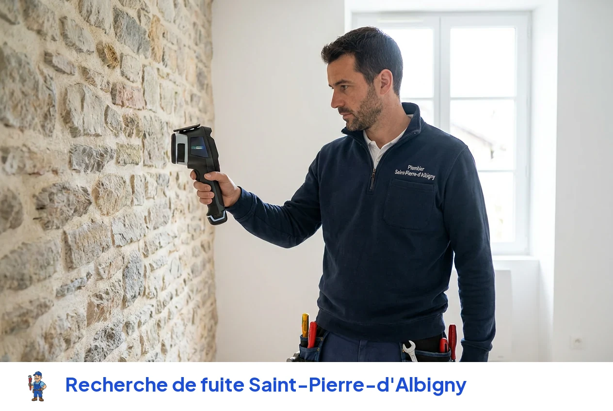 Recherche de fuite à Saint-Pierre-d'Albigny