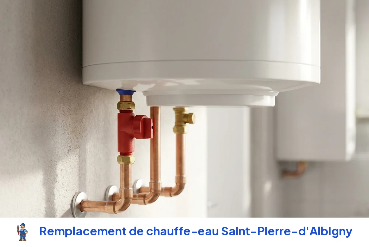Remplacement de chauffe-eau à Saint-Pierre-d'Albigny