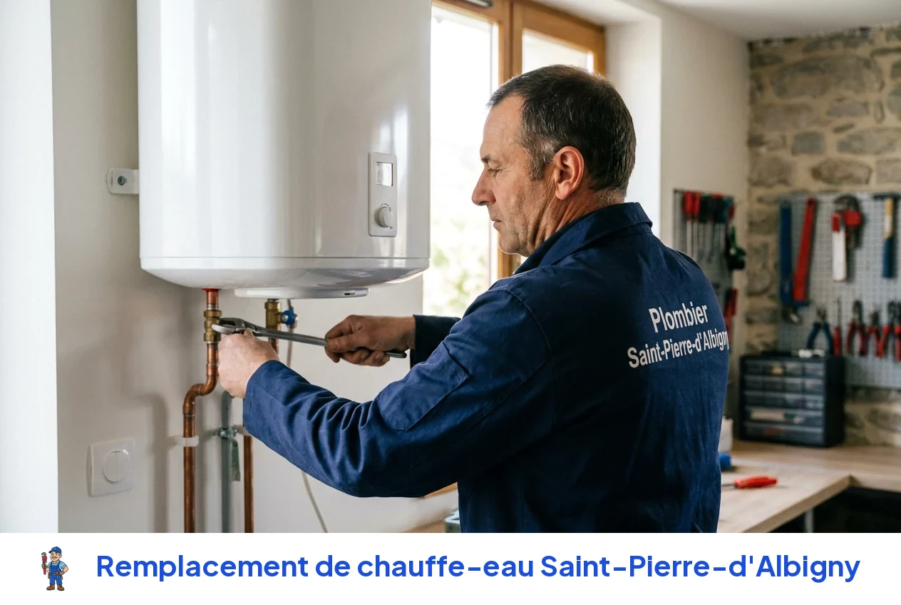 Remplacement de chauffe-eau à Saint-Pierre-d'Albigny