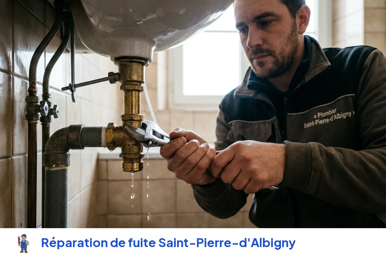 Réparation de fuite à Saint-Pierre-d'Albigny